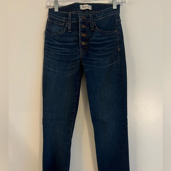 Madewell Denim - Madewell Dark Wash High-Rise Skinny Jeans